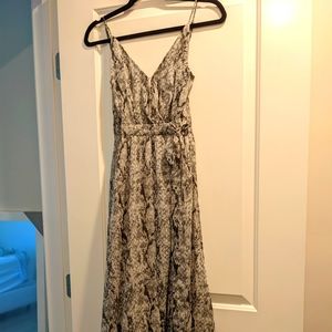 Grey snack astr dress
